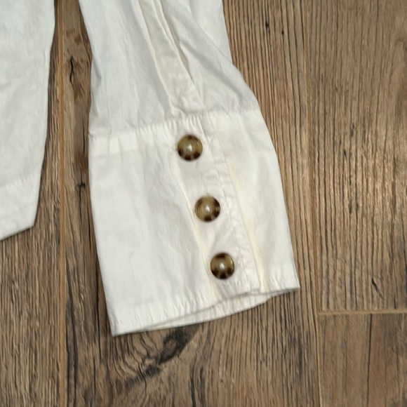 Maeve Woman’s White Button Down Size Extra Large - Picture 4 of 7